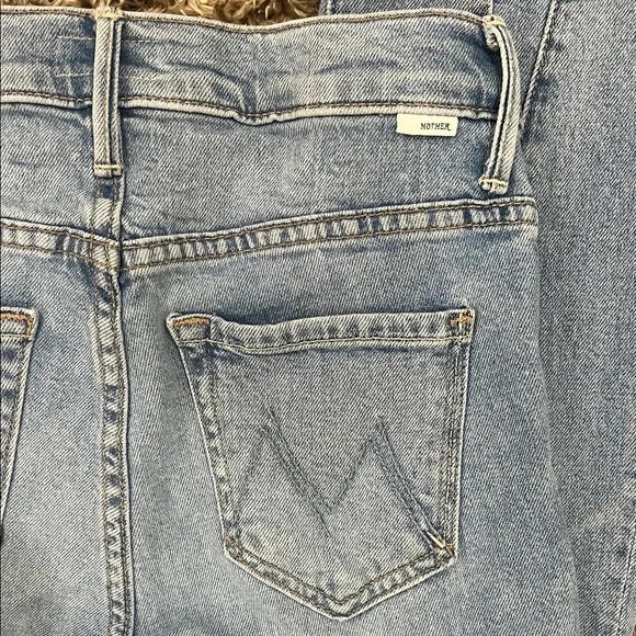 MOTHER The Insider Crop Step Fray Jeans – Size 25 - Picture 9 of 13